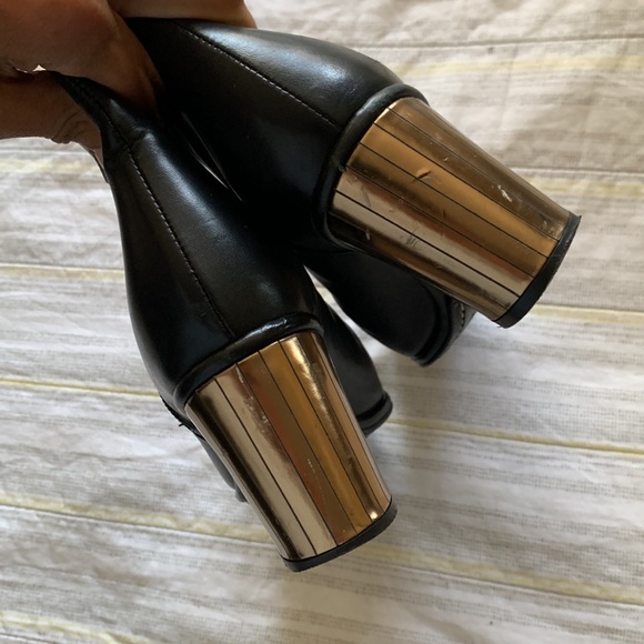 Opening Ceremony Black Leather Boots - Picture 5 of 7